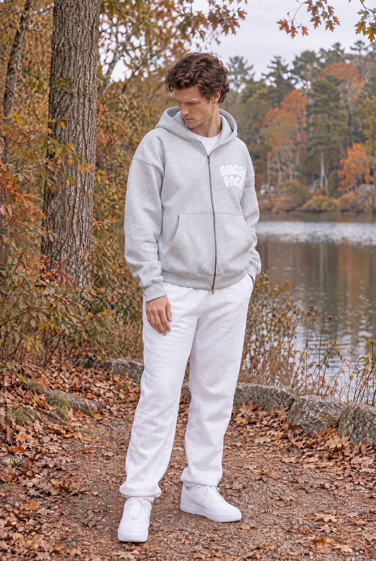 Angel Face Oversized Fleece Boxy Hoodie ProphetKid