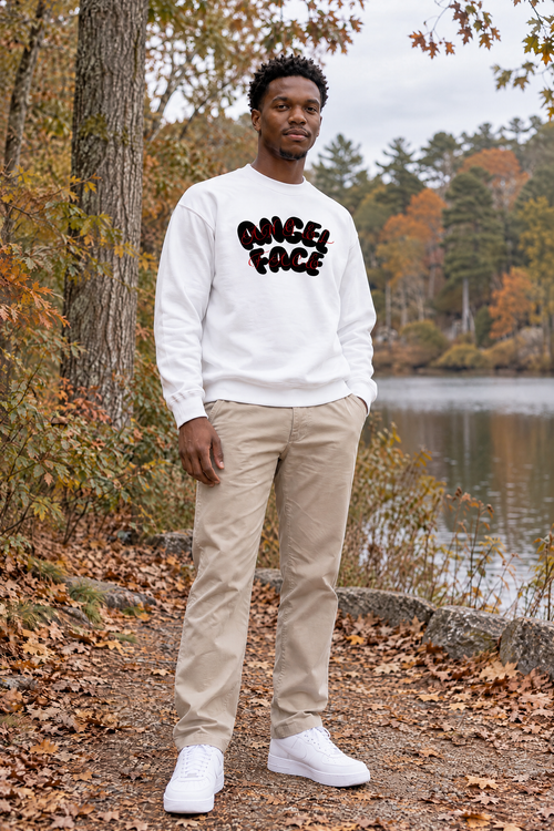 Angel Face Heavyweight Cotton Crewneck Sweatshirt ProphetKid