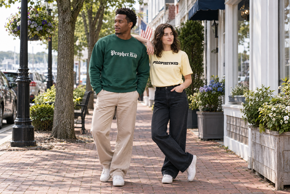 ProphetKid Minimalist Heavyweight Crewneck Sweatshirt ProphetKid